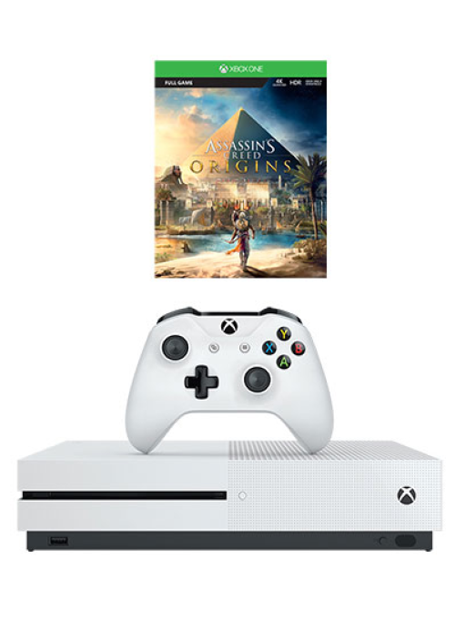 Игровая приставка Microsoft Xbox One S 1 Tb White + Assassin's Creed: Истоки